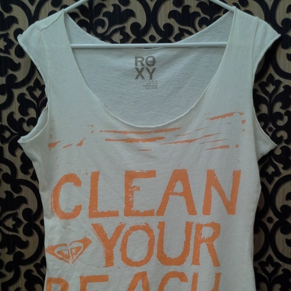 ROXY Burnout Sleeveless Tshirt - Picture 2 of 7